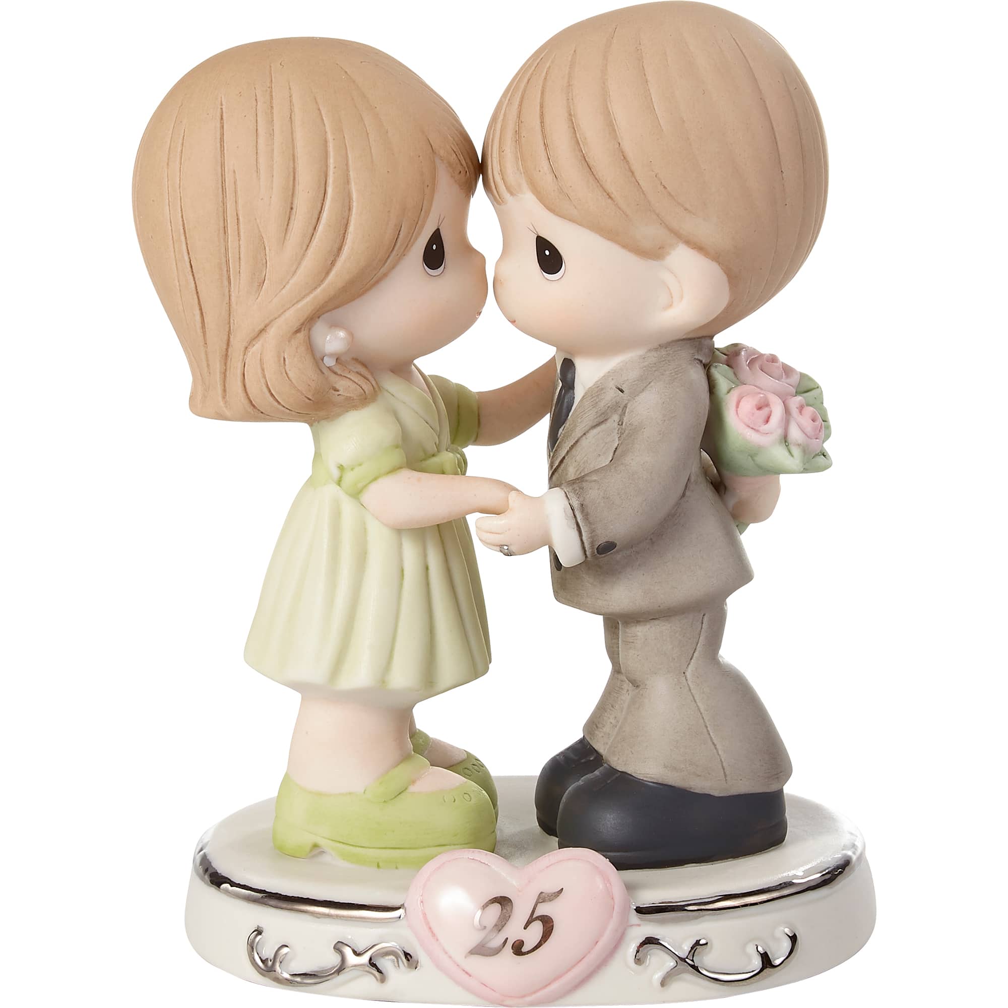 Precious Moments Through The Years 25th Anniversary Bisque Porcelain Figurine